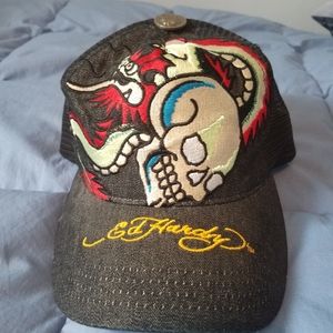 Men's Ed Hardy Adjustable Trucker Hat